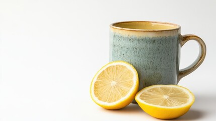 Isolated image of a personalized mug on a clean white surface, ideal for gift item promotions.