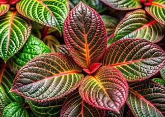 Obraz premium Stunning Episcia Cupreata Photos, Lush Houseplant, Botanical Photography, Vibrant Colors