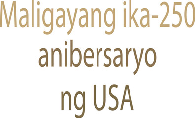 Celebrate 250 Years of the USA – Patriotic Vector Typography Art