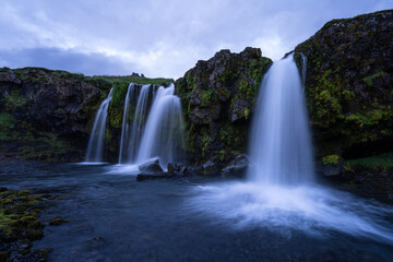 Obraz premium Beautiful Kirkjufell mountain on the Snaefellsnes peninsula, in Iceland