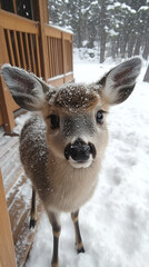 Obraz premium deer in the woods