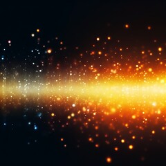 Fototapeta premium Colorful abstract background with glowing lights and particles in a dark atmosphere creating a mesmerizing visual effect