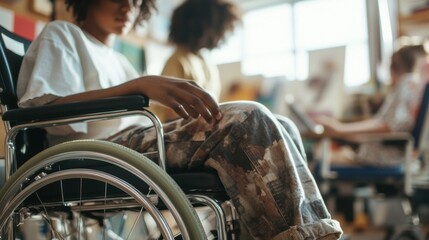 Creative art session fosters inclusion in a supportive community center during Developmental Disabilities Awareness Month