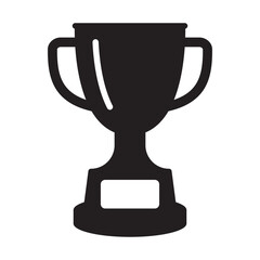 Trophy cup icon, winner cup, victory cup icon. Reward symbol sign for web and mobile.