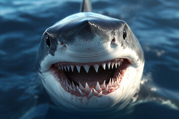 Fototapeta premium head of a shark
