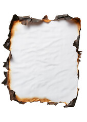 burnt paper frame