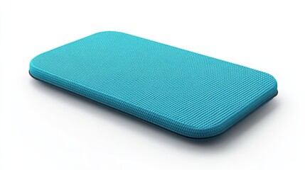 A single garden kneeling pad isolated on a clean white surface, perfect for promoting gardening comfort.