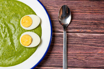 Hungarian style spinach dish