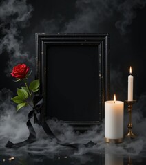 Memorial & funeral card templates paper cut