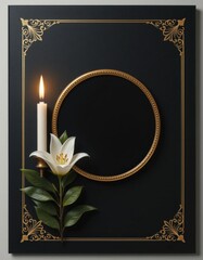 Memorial & funeral card templates paper cut