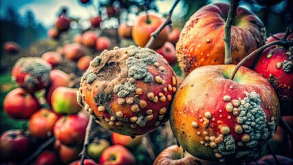 Urban Exploration: Apple Scab Infected Fruit - Orchard Problems