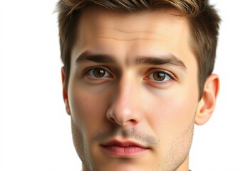 Fototapeta premium Male portrait with neutral expression