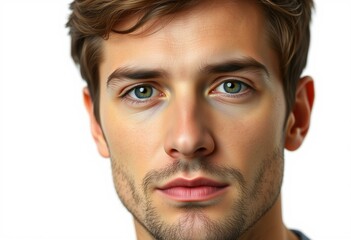 Obraz premium Male portrait with neutral expression