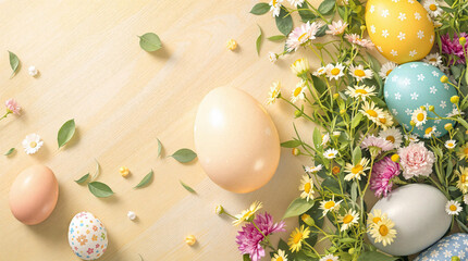 Easter Day Background, Happy Easter Day, Egg Easter, Easter celebration banner