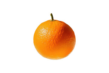 A Single Orange Fruit Isolated