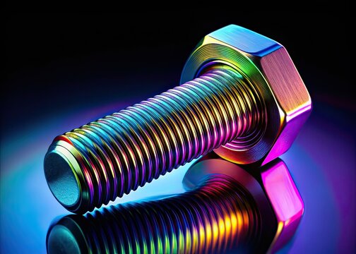 Vintage Steel Bolt & Screw CAD Design Analysis - Engineering 3D Modeling