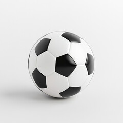 Fototapeta premium soccer ball on white background