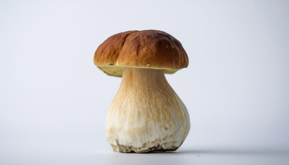 Fototapeta premium Boletus edulis mushroom isolated on white background.