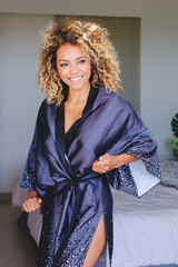 Woman having a slow morning in bed