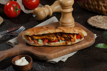 Doner kebab isolated 