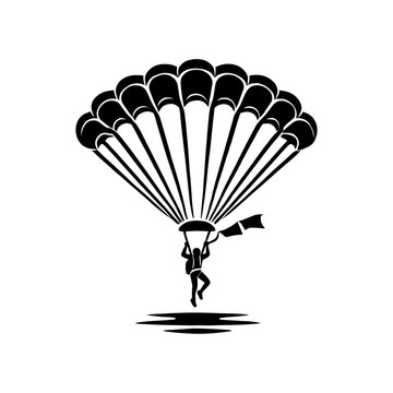 parachute Skydiving logo