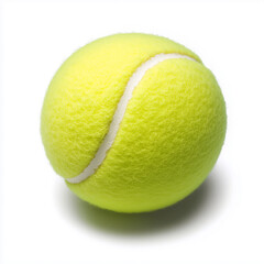 tennis ball isolated on white background