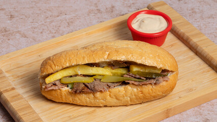 Doner kebab isolated 