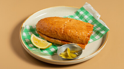 Doner kebab isolated 