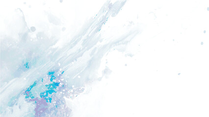 Obraz premium Abstract splashed watercolor textured background.