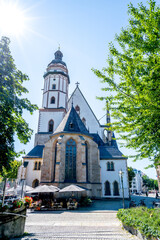 Fototapeta premium Thomaskirche, Leipzig, Deutschland 