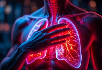 Human Respiratory Health Lung Anatomy