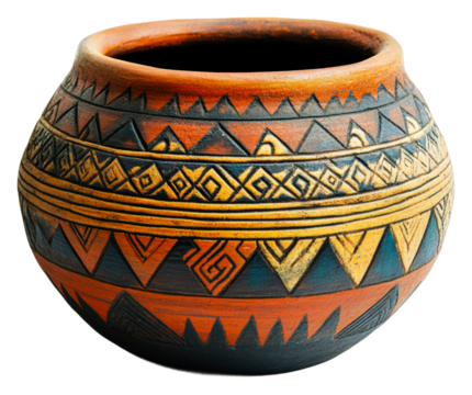 Artisan crafted pottery cultural heritage decorative studio isolated on transparent background