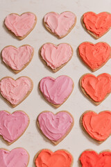 Obraz premium Ombre Valentines Day Cookies