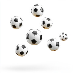 soccer ball isolated on white background