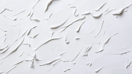 White textural background revealing fluid brush strokes generating visual movement, dynamic depth for graphic design, artistic layouts