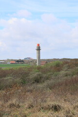 Blick auf die Küstenlandschaft von Nieuwvliet-Bad in den Niederlanden	
