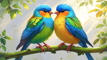 Wings of Affection: A Love in the Garden
