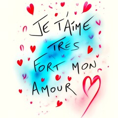 carte de vœux pour la Saint Valentin