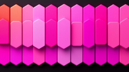 Abstract Geometric Background Featuring Vibrant Shades of Pink and Modern Design Elements