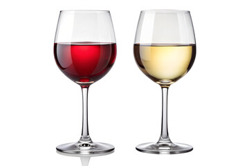 two glasses of red wine