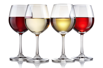 two glasses of red wine