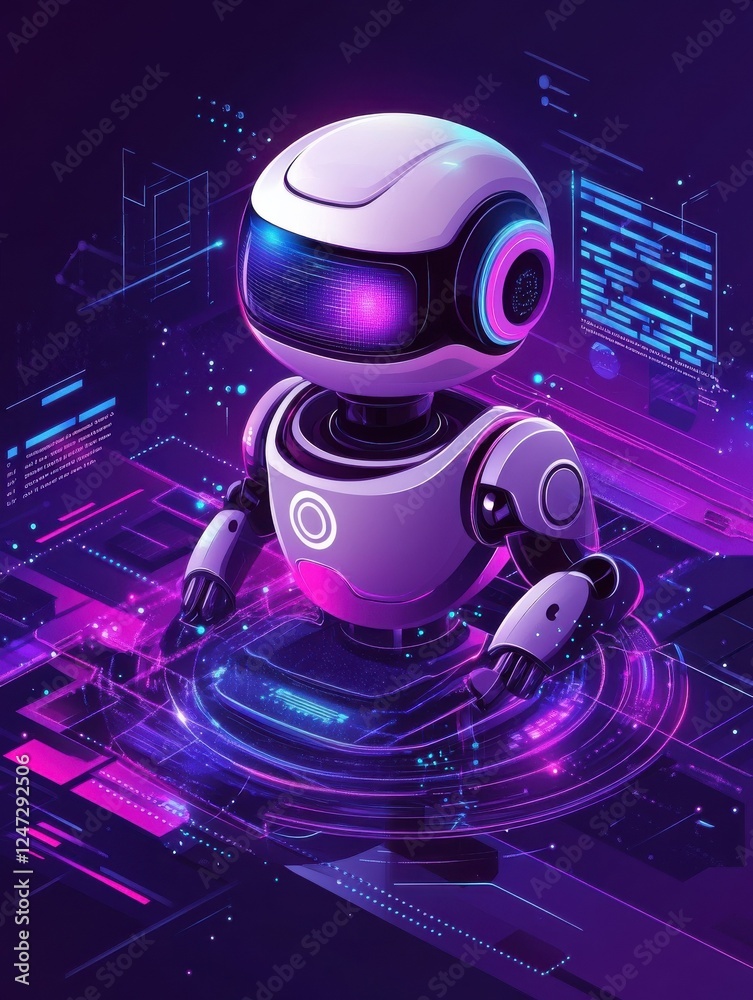 Poster developers building, testing and deploying chatbots on platforms. chatbot platform, virtual assistan