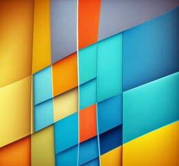 Texture colorée en 3D abstraite