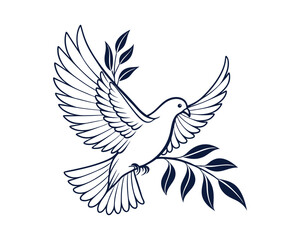 Obraz premium Dove Bird vector 