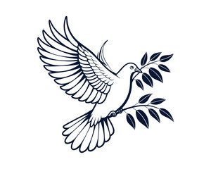 Obraz premium Dove Bird vector 