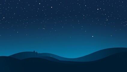 Obraz premium Starry night sky