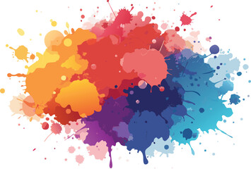 Obraz premium watercolor texture splatter stain background