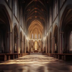 Obraz premium Grand Church Interior