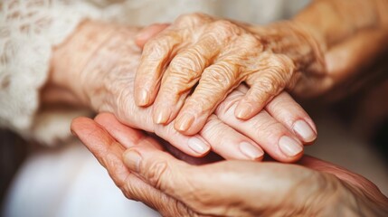 Fototapeta premium Supportive group therapy and community resources for alzheimer s and dementia care services