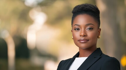 Young Professional Mentor Engaging With Mentees in an Elegant Outdoor Setting